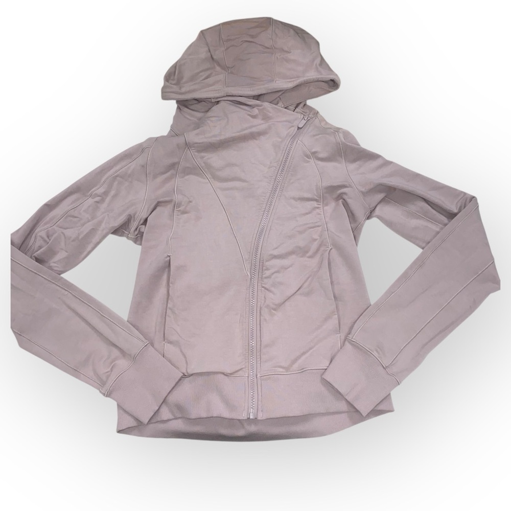 149 Lululemon Coast Zip Up Hoodie Jacket Smoky Blush Purple Color